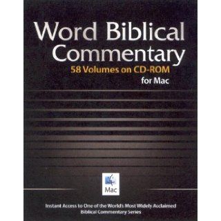 Word Biblical Commentary CD ROM Mac Edition: Thomas Nelson: 9781418510145: Books