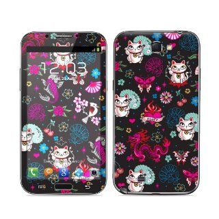 Geisha Kitty Design Protective Decal Skin Sticker (High Gloss Coating) for Samsung Galaxy Note II GT N7100 Cell Phone Cell Phones & Accessories