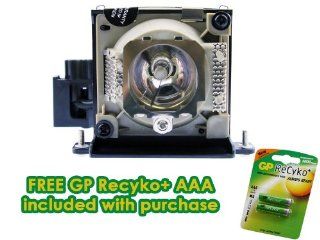 Toshiba TDP LD2 Projector Lamp Replacement   Premium DS Miller Projector Lamp with FREE GP Recyko AAA Rechargeable Batteries: Electronics