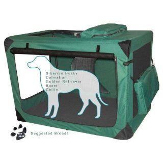 Pet Gear Generation II Deluxe Portable Soft Crate for cats and dogs up to 90 pounds, Moss Green  Pet Kennels 