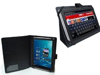 MiTAB Black Bycast Leather Carry Case Cover With Adjustable Stand For The Le Pan II 2 9.7 Inch Tablet Computers & Accessories