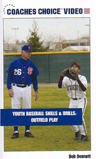 Youth Baseball Skills & Drills: Outfield Play [VHS]: Bob Bennett: Movies & TV