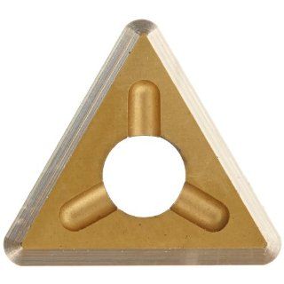 Dorian Tool TDEX Multilayer Coated Carbide Dovetail Triangle Milling Indexable Insert, 0.0312" Nose Radius, General Purpose Chip Breaker for Ferrous Metals, 1/4" Insert, 5/64" Thick (Pack of 10): Industrial & Scientific