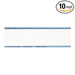 Brady WO 59 2.25" Width x 1" Height, B 500 Repositionable Vinyl Cloth, White Blank Write On Calibration Label (Pack of 10 Cards, 9 per Card): Industrial Warning Signs: Industrial & Scientific