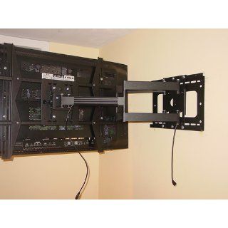Unibrak UNB 550 Dual Arm Articulating Cantilever LCD Plasma LED LFD TV Wall Mount Extends 33 inches 42" 50" 58" 65" 70" Extra Heavy Duty Sony LG Panasonic Samsung Sharp Electronics