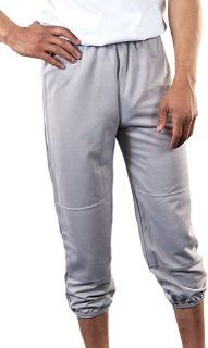 Soffe Double Knit Custom Baseball Pants 020   GREY AM : Baseball And Softball Pants : Sports & Outdoors
