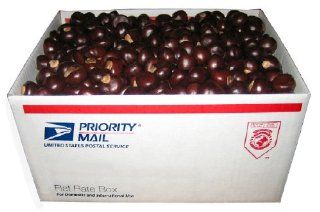 Dimpled Buckeye Nuts By The Box   A USPS Medium Flat Rate Box Filled With Approximately 750 to 1, 000 Dimpled Buckeyes of Various Sizes : Toys And Games : Patio, Lawn & Garden