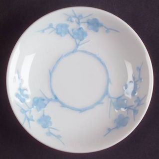 Spode Geisha Light Blue Butter Pat, Fine China Dinnerware   Blanche De Chine, Li