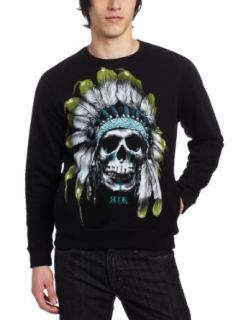ROOK Men's Chief Skull Crew T Shirt at  Mens Clothing store: Fashion T Shirts
