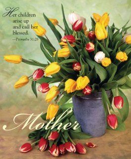 Mother's Day Tulip Bulletin 2010, Large Size (Package of 50): Her children arise up and call her blessed.  Proverbs 31:28 (9780687655564): Books