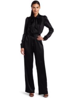 WHAT GOES AROUND COMES AROUND Women's Racquel One Piece Jumpsuit, Black, X Small