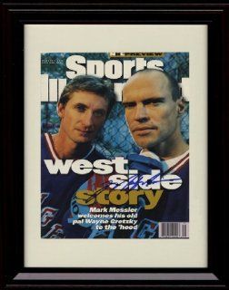 Framed Mark Messier Sports Illustrated Autograph Print : Sports Fan Prints And Posters : Sports & Outdoors