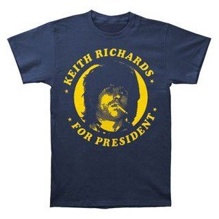 Rolling Stones Keith Richards For President T shirt Small: Fashion T Shirts: Clothing