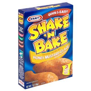 Shake 'N Bake Seasoned Coating Mix, Honey Mustard Glaze, 7 Ounce Boxes (Pack of 12) : Grocery & Gourmet Food