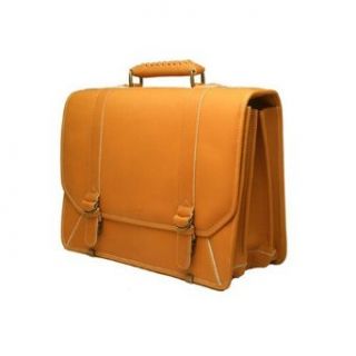 Leather Briefcase Rawlings Baseball Glove Leather 3 Gusset Computer Brief (Tan): Clothing