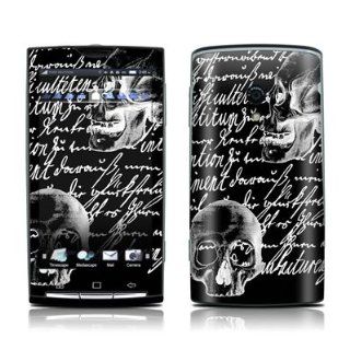 Liebesbrief Black Design Protective Skin Decal Sticker for Sony Ericsson Xperia X10 Cell Phone: Cell Phones & Accessories