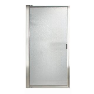 American Standard 31 1/8 in to 32 7/8 in Silver Framed Pivot Shower Door