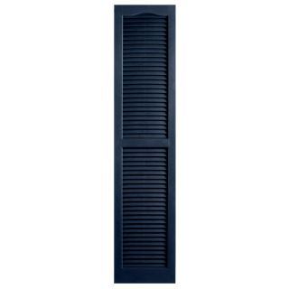 Alpha 2 Pack Royal Louvered Vinyl Exterior Shutters (Common: 71 in x 14 in; Actual: 70.06 in x 13.75 in)