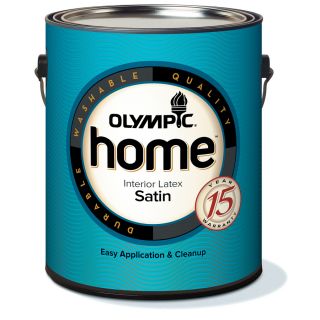 Olympic Home 128 fl oz Interior Satin White Latex Base Paint
