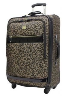 Ricardo Beverly Hills Luggage Savannah 24 Inch Two Compartment Upright Bag, Golden Leopard, Large: Clothing
