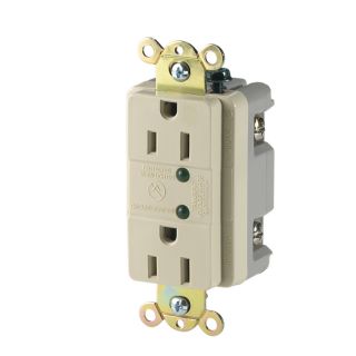 Cooper Wiring Devices 15 Amp Ivory Decorator Duplex Electrical Outlet