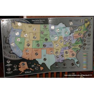 Whitman State Series Quarter Map: Whitman Publishing Co: 0028074096422: Books