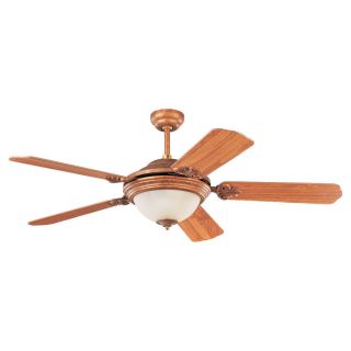 Sea Gull Lighting Highlands 52 in Regal Bronze Indoor Downrod or Flush Mount Ceiling Fan with Light Kit