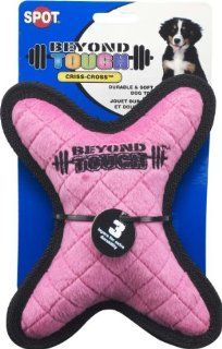 Ethical Beyond Tough Criss Cross Dog Toy, 7 1/2 Inch, colors may vary : Pet Squeak Toys : Pet Supplies