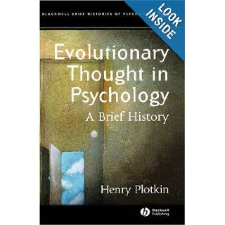 Evolutionary Thought in Psychology: A Brief History: Henry Plotkin: 9781405113779: Books