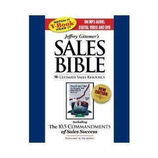 The Sales Bible (V Book contains 2 DVDs, 2 DVD ROMs and 1 MP3 CD) [Audiobook][MP3 Audio][Unabridged] (Audio CD):  Jeffrey Gitomer : Books