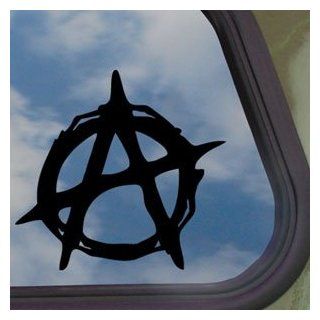 Christian Anarchy Symbol Black Decal Truck Window Sticker   Automotive Decals