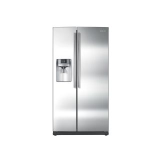Samsung 25.6 cu ft Side by Side Refrigerator with Single Ice Maker (Stainless Steel) ENERGY STAR