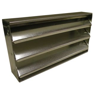 Air Vent Mill Steel Foundation Vent (Fits Opening: 16 in x 8 in; Actual: 7.75X 15.38 in x 2.75 in)
