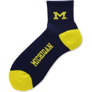 Michigan Wolverines For Bare Feet Ankle TC 501 Socks