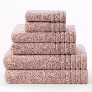 Cotton Craft   Super Zero Twist 6 piece towel set Tea Rose   7 Star Hotel Collection Beyond Luxury Softer than a Cloud   Each set contains 2 Oversized Bath Towels 30x54, 2 Hand Towels 16x30, 2 Wash Cloths 13x13   Other colors   Vanilla, Basil Green, White,