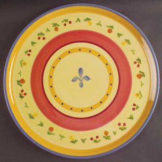 Pfaltzgraff Pistoulet 14 Round Platter, Fine China Dinnerware   Stoneware, Mult