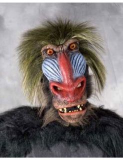Scary Masks Baboon Mask Halloween Costume   Most Adults: Clothing