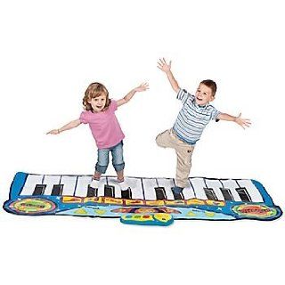 LIKE IN THE MOVIE "BIG" The Step to Play Giant Piano Mat is the fun way to make music alone or with a friend  musical mat has 24 step on keys with eight musical sounds, fun dance beats and rhythms: Toys & Games