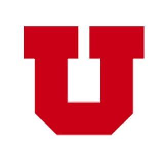 Utah Utes NCAA 12" Red U Vinyl Sticker : Nonapparelmisc : Sports & Outdoors