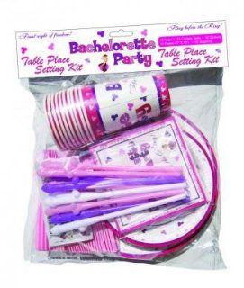 Bachelorette Party Table Place Setting Kit (Package Of 6) Half Case: Everything Else