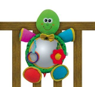 Edushape Turtle Shaped Soft Mirror Crib Toy : Baby