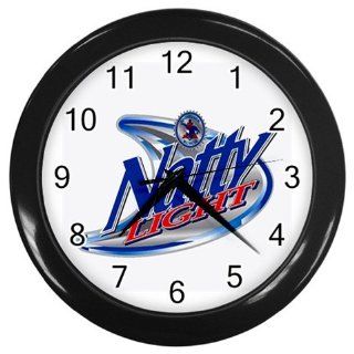 Natural Natty Light Beer Logo New Wall Clock Size 10 : Everything Else