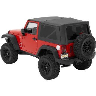 Bestop 54722 35 Black Diamond Supertop(TM) NX Complete Replacement Soft Topwith Tinted windows  No doors included  2007 2012 Jeep Wrangler (except Unlimited) Automotive