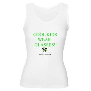 Cool Kids Wear Glasses Womens Tank Top by bjortandcompany
