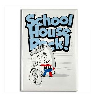Schoolhouse Rock Bill Rectangle Magnet by TheSmokingParrot