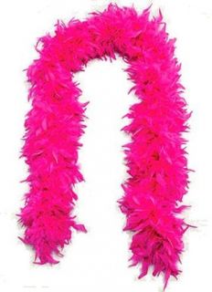 y2 Elegant n Unique   Fluffy 6 foot Feather BOA Hot Pink: Adult Exotic Costumes: Clothing