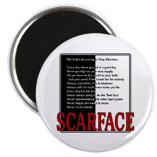 Scarface Tony Montanas Rules Magnet by scarebaby