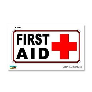 First Aid Kit   Business Store Sign   Window Wall Sticker: Automotive