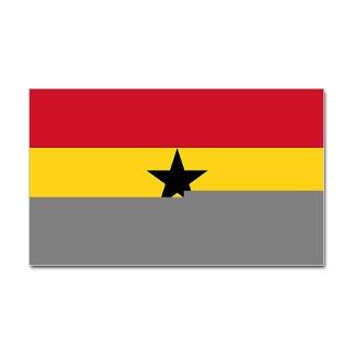 Ghana World Flag Bumper Decal by trendyteeshirts