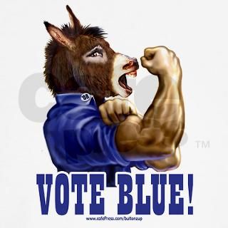 Vote Blue Dem Donkey Tee by buttonzup